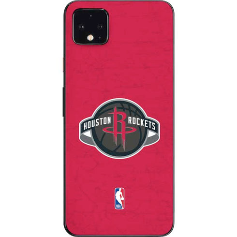 NBA Houston Rockets Distressed Google Pixel 4 XL Skin